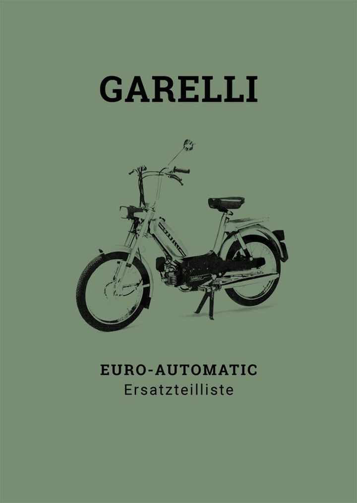 Garelli Euro-Automatic Ersatzteilliste, Buchcover