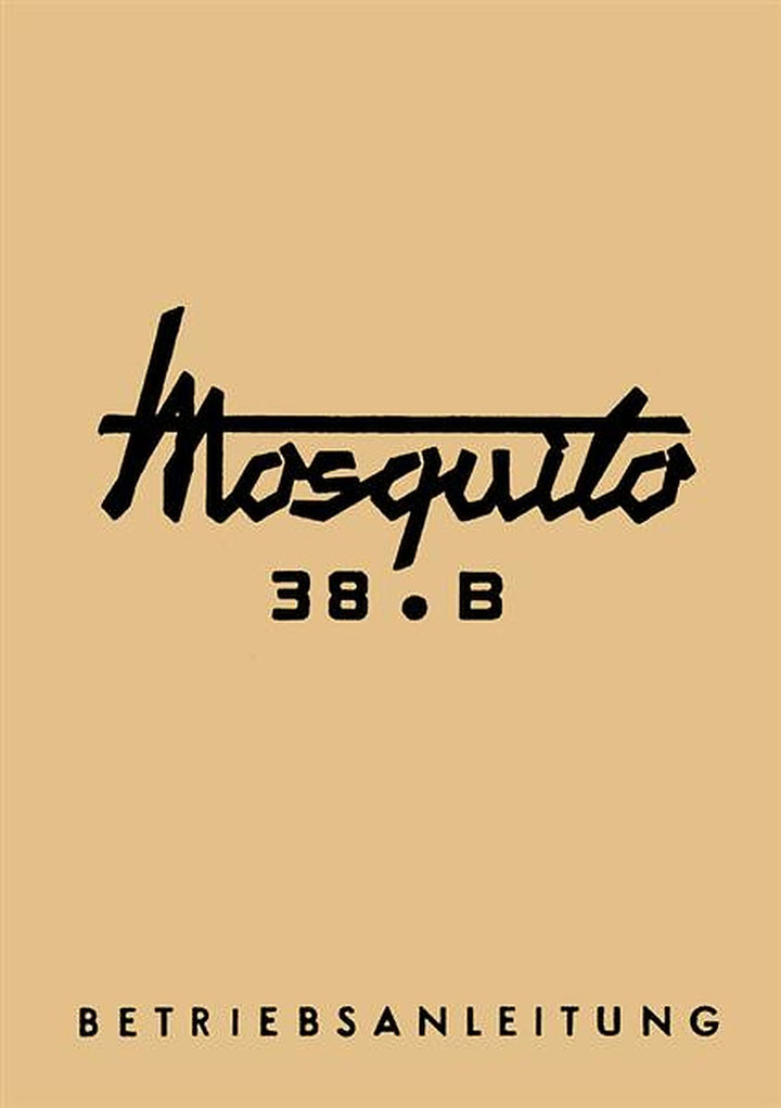 Garelli Mosquito 38-B Betriebsanleitung, Buchcover
