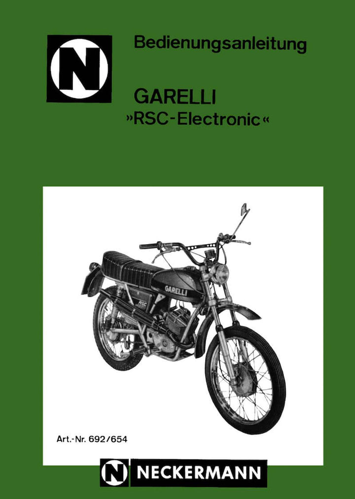Garelli RSC Electronic Betriebsanleitung, Buchcover
