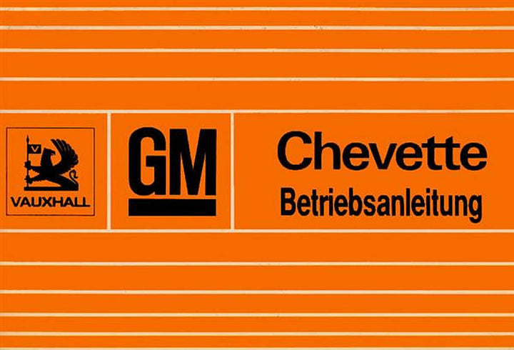 General Motors Chevette, Betriebsanleitung, Buchcover