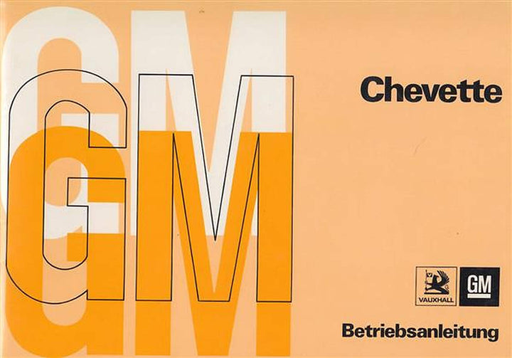 General Motors Chevette Betriebsanleitung, Buchcover
