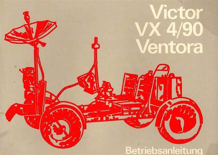 General Motors Victor, VX 4/90, Ventora Betriebsanleitung, Buchcover