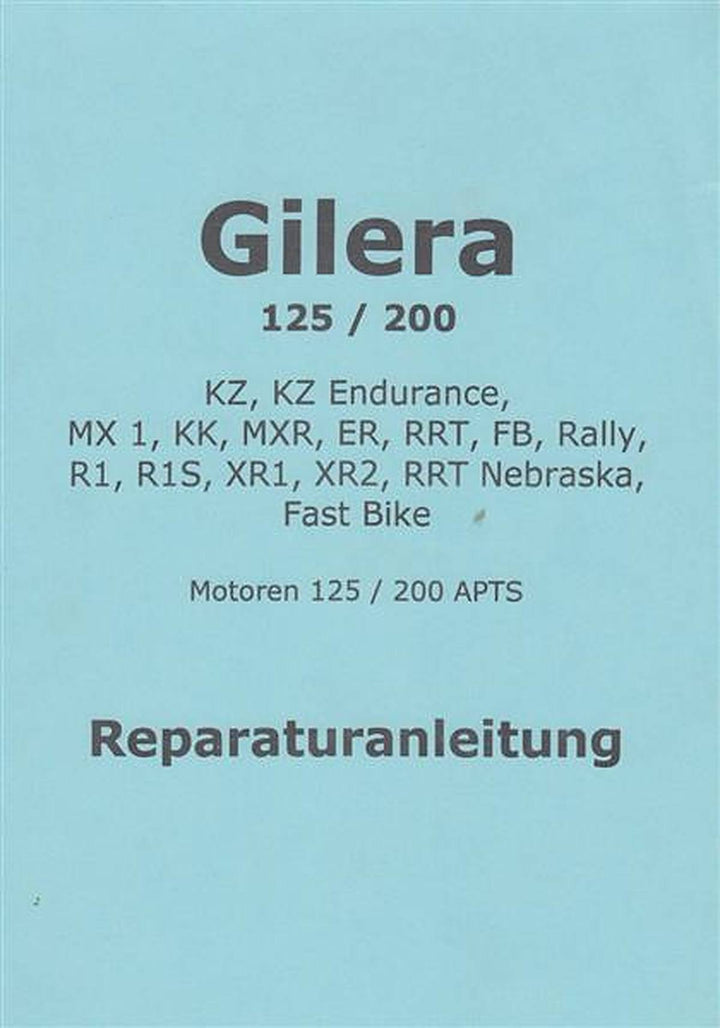 Gilera 125 und 200 Reparaturanleitung, Buchcover