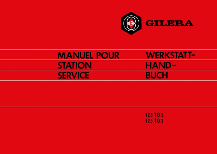 Gilera 125 TG 2 - 125 TG 3, Werkstatt-Handbuch, Buchcover