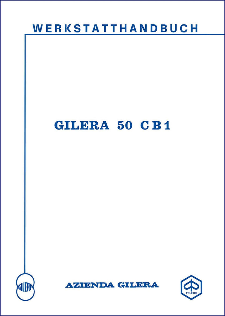 Gilera 50 CB1 Werkstatthandbuch, Buchcover
