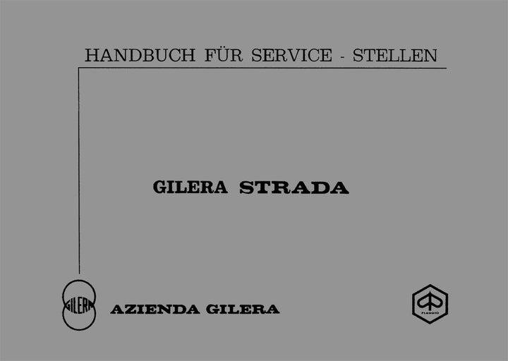 Gilera Strada 125 und Strada 150 Reparaturanleitung, Buchcover