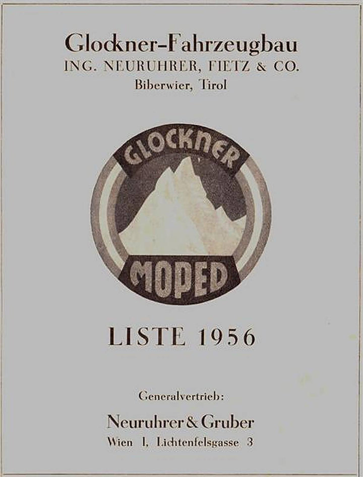 Glockner Fahrzeugbau, Prospekt, Buchcover
