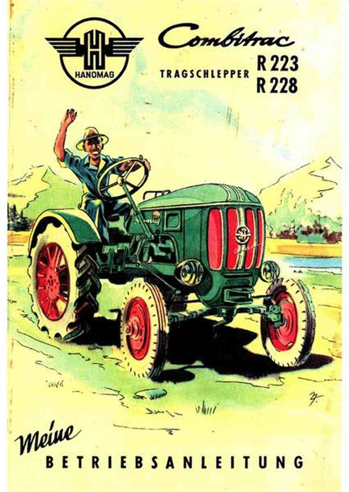 Hanomag Combitrac R223 und R228 Betriebsanleitung, Buchcover