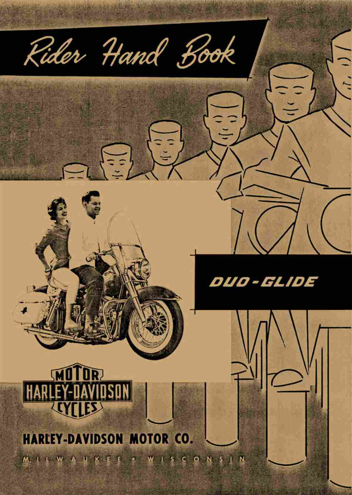 Harley-Davidson Duo-Glide Riders Hand Book, Buchcover