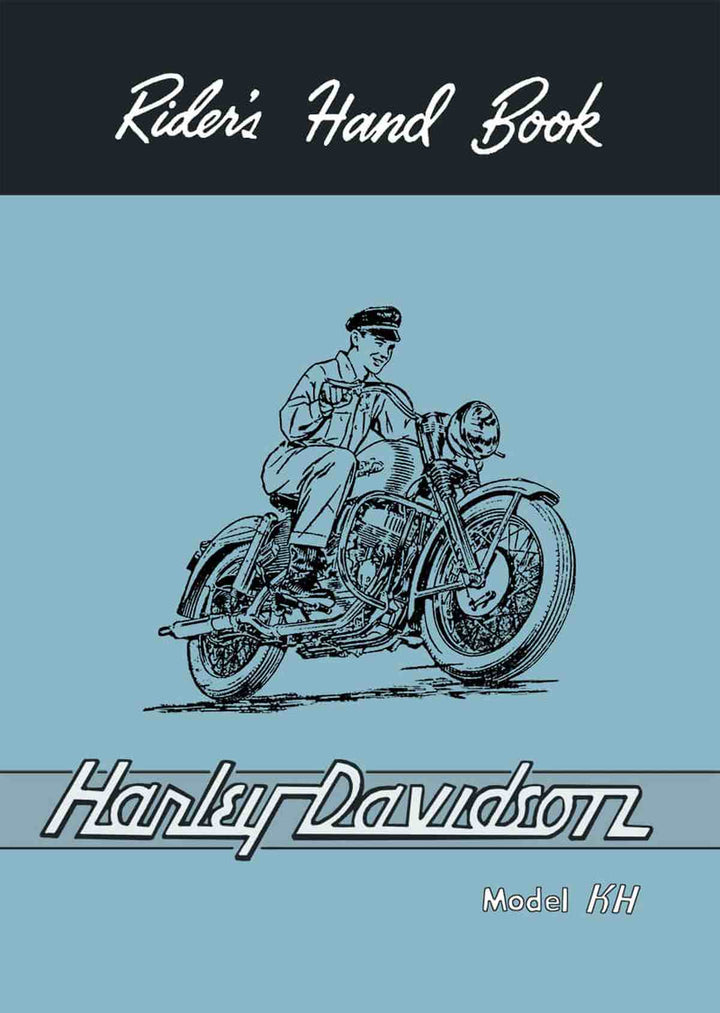 Harley-Davidson KH900 Riders Hand Book, Buchcover