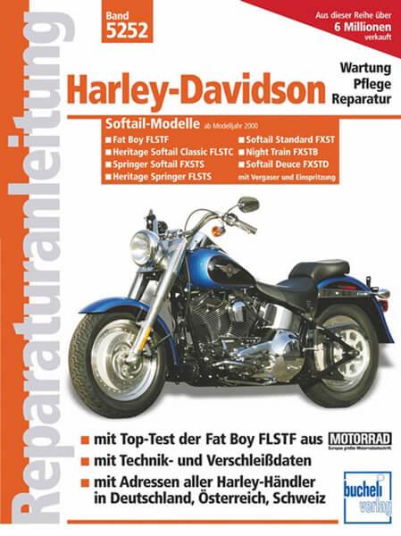 Harley-Davidson Softail-Modelle / 2000 bis 2004 - Reparaturbuch - gedrucktes Buch zum Bestpreis! - verwuester.net
