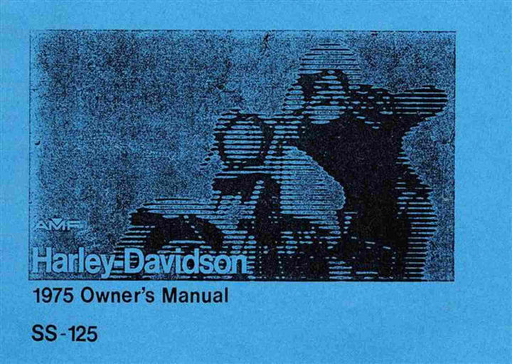Harley-Davidson SS-125 Owners Manual, Buchcover