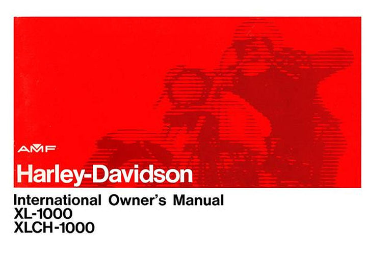 Harley-Davidson XL 1000 & XLCH 1000 Owner&