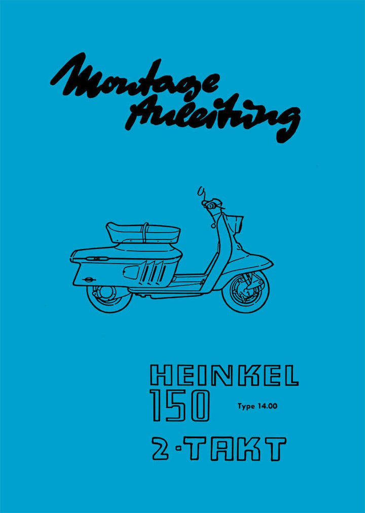 Heinkel 150 Reparaturanleitung, Buchcover