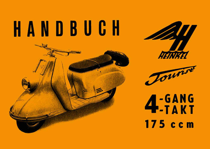 Heinkel Tourist 175 ccm Betriebsanleitung, Buchcover