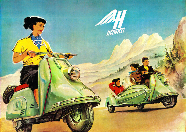 Heinkel Tourist Poster - gedrucktes Buch zum Bestpreis! - verwuester.net