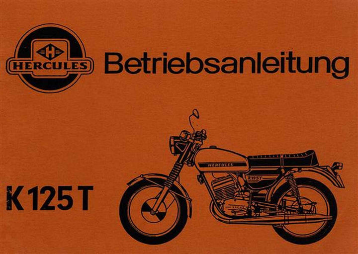 Hercules K 125 T Betriebsanleitung, Buchcover