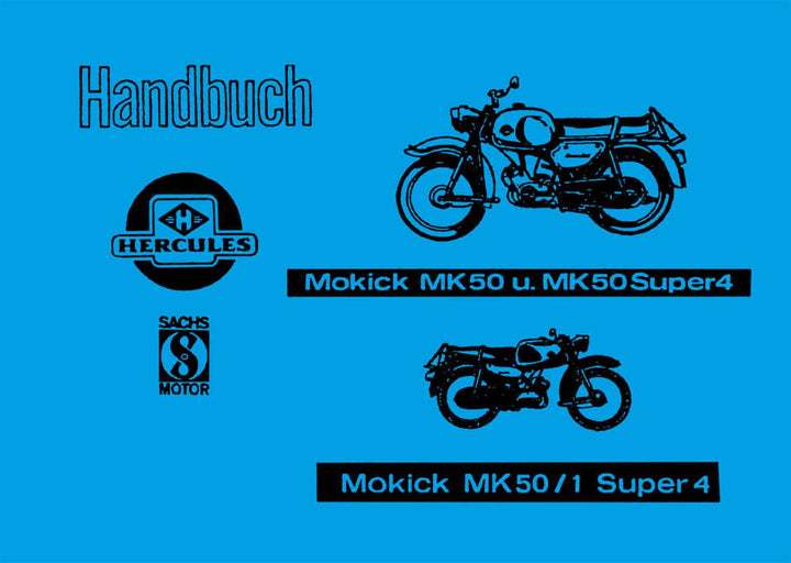 Hercules MK50 Super 4 und MK50/1 Betriebsanleitung, Buchcover