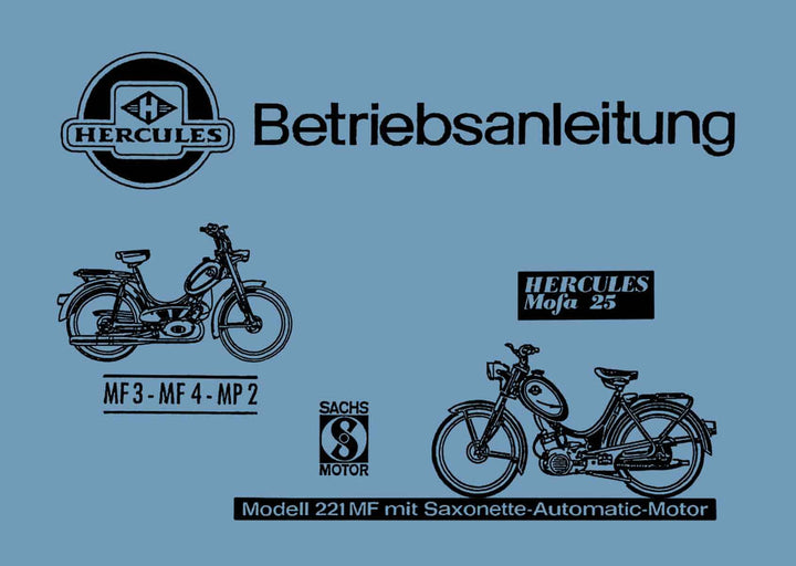 Hercules Mofa 25 Betriebsanleitung, Buchcover