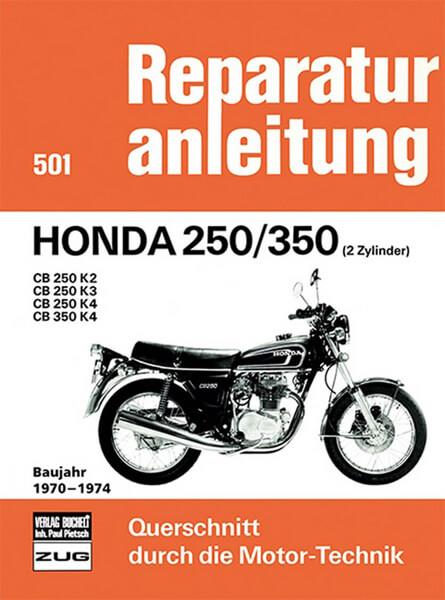 Honda 250/350 (2 Zylinder) Baujahr 1970-1974 - Reparaturbuch - gedrucktes Buch zum Bestpreis! - verwuester.net