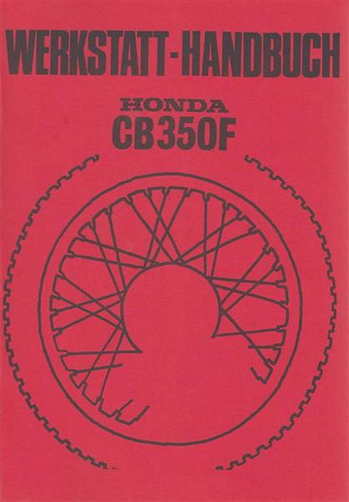 Honda CB350F Reparaturanleitung, Buchcover