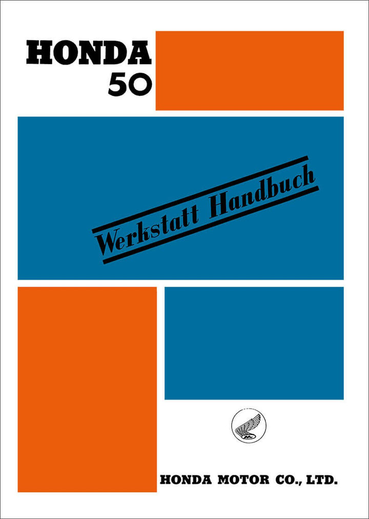 Honda C100 C102 C110 C114 Werkstatthandbuch, Buchcover