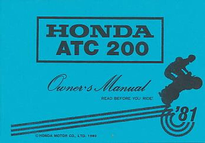 Honda ATC200 Owner&