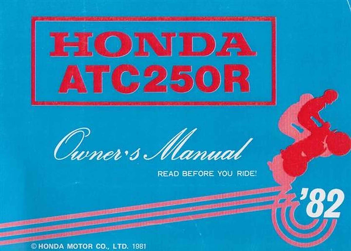 Honda ATC250R Owner&