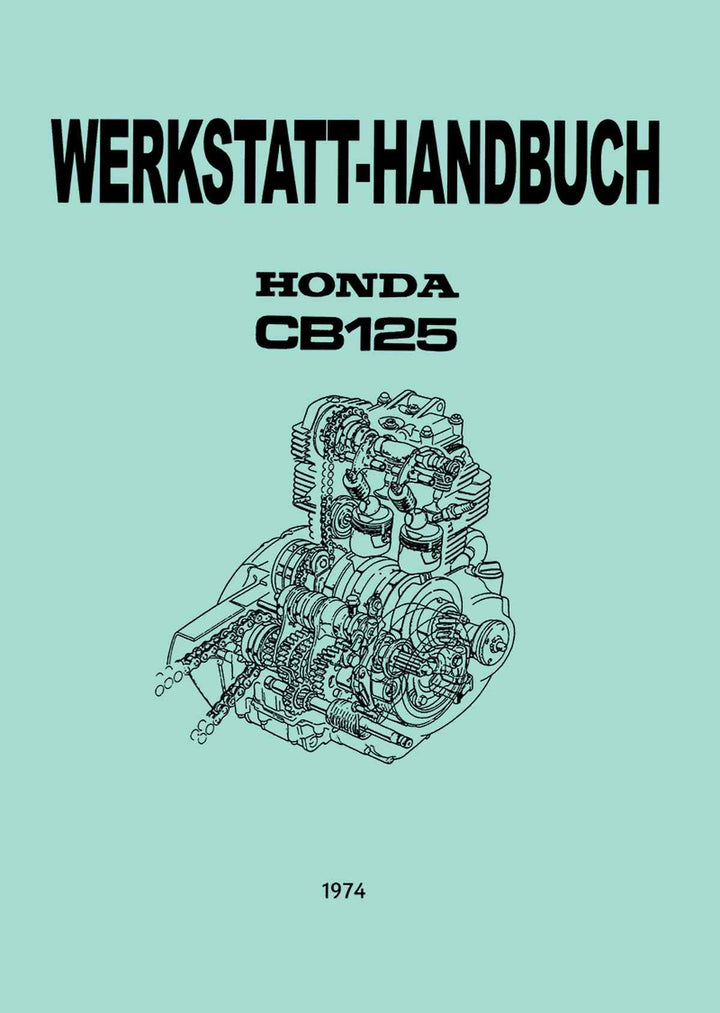 Honda CB125 Reparaturanleitung, Buchcover