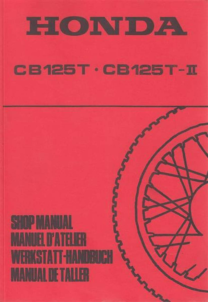 Honda CB125T CB125T-2 Werkstatthandbuch, Buchcover