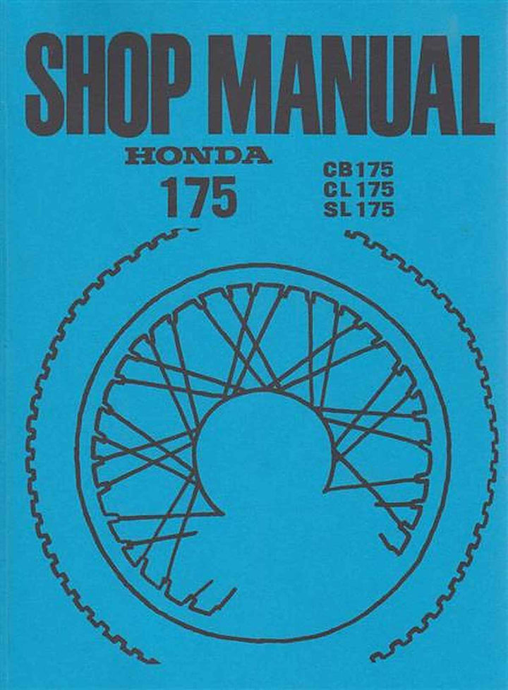 Honda CB175 CL175 SL175 Shop Manual, Buchcover