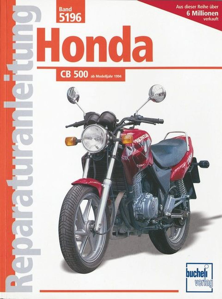 Honda CB 500 Bj. 1994 - Reparaturbuch, Buchcover