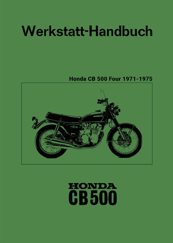 Honda CB500 Four Werkstatthandbuch, Buchcover