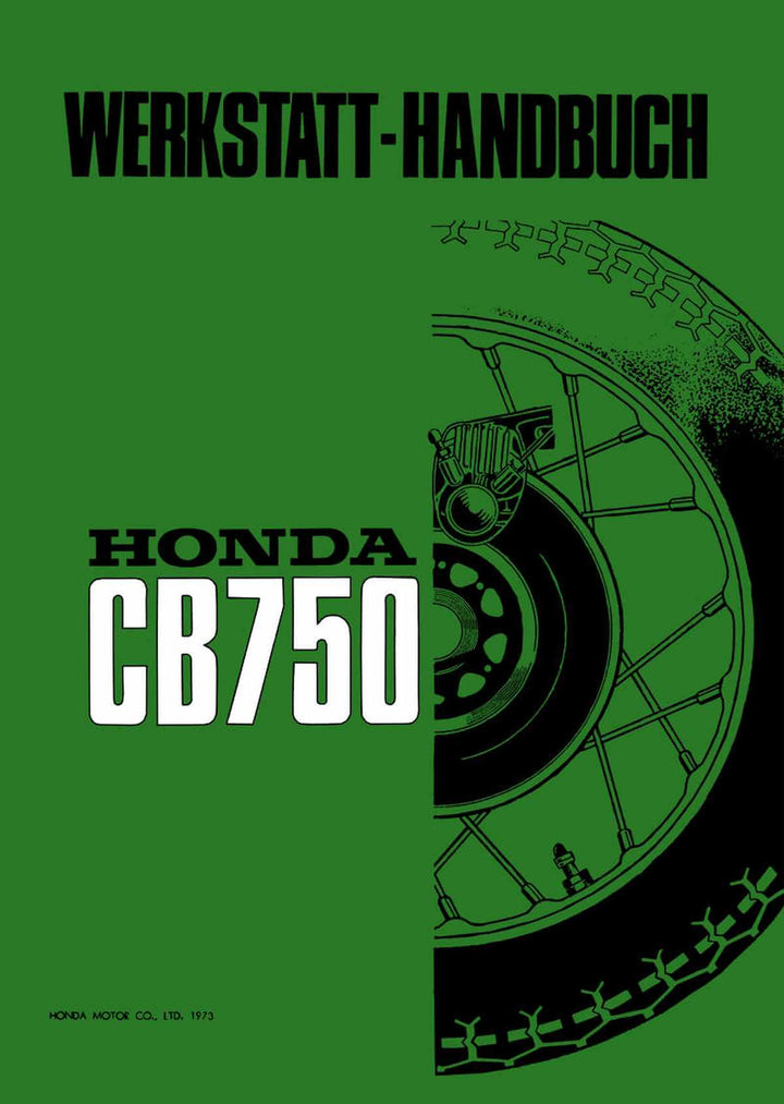 Honda CB750 Reparaturanleitung, Buchcover