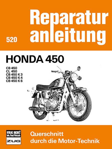 Honda CB450 Reparaturanleitung - gedrucktes Buch zum Bestpreis! - verwuester.net
