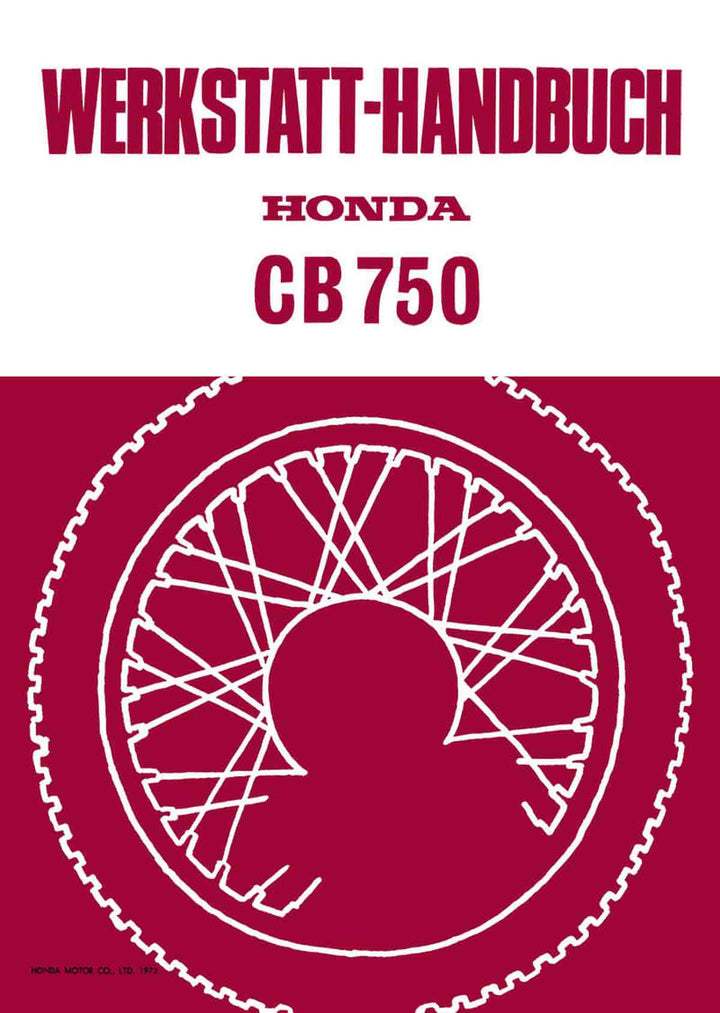 Honda CB750 Reparaturanleitung, Buchcover