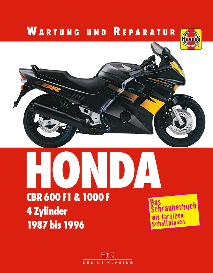 Honda CBR 600 F & 1000 F - Reparaturbuch, Buchcover