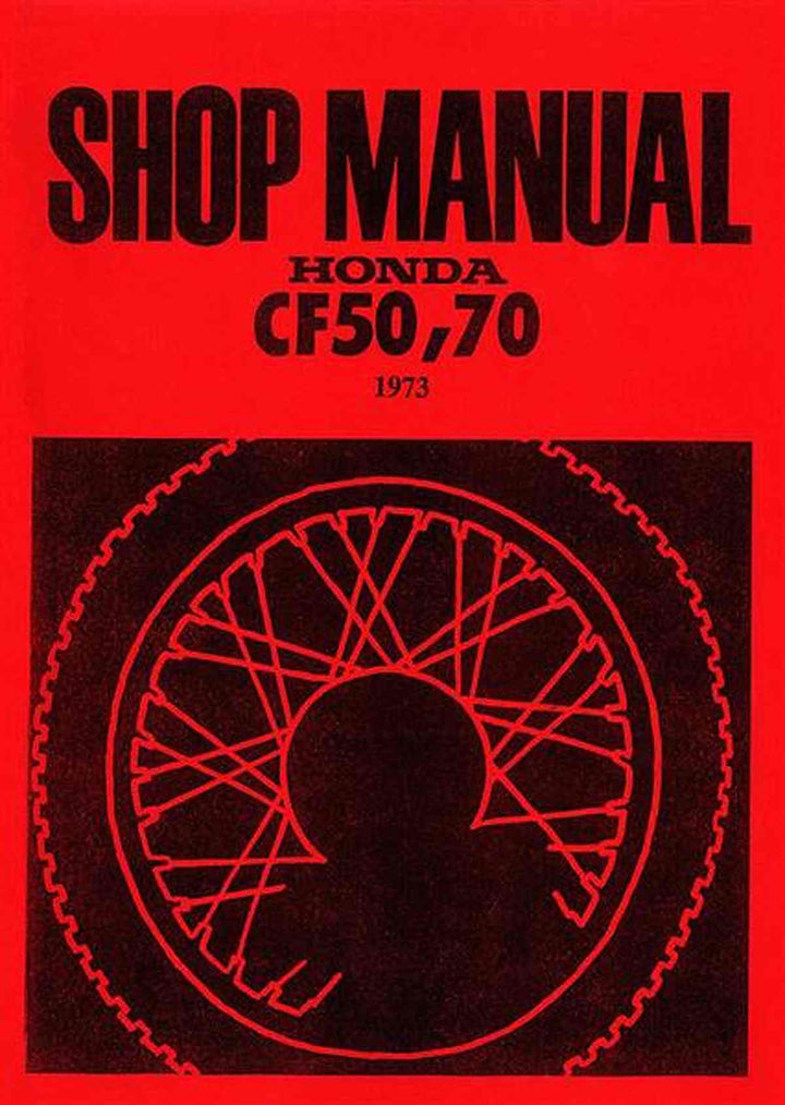 Honda CF50 CF70 Shop Manual, Buchcover