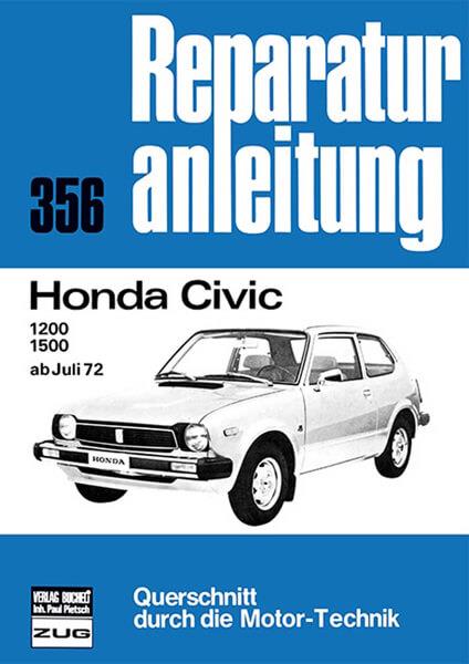 Honda Civic 1200 / 1500 - Reparaturbuch - gedrucktes Buch zum Bestpreis! - verwuester.net