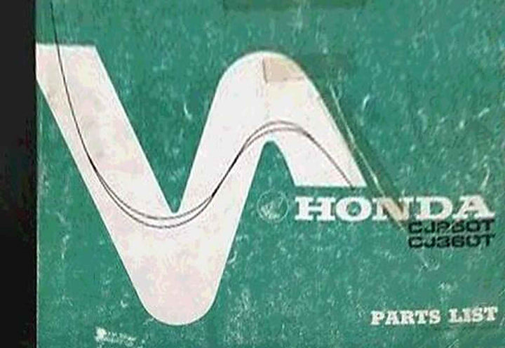 Honda CJ250T CJ360T Parts List, Buchcover
