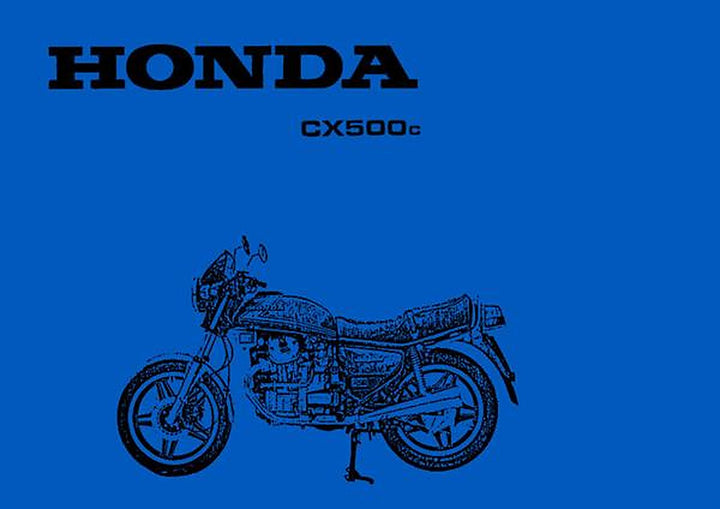 Honda CX500C Parts List, Buchcover