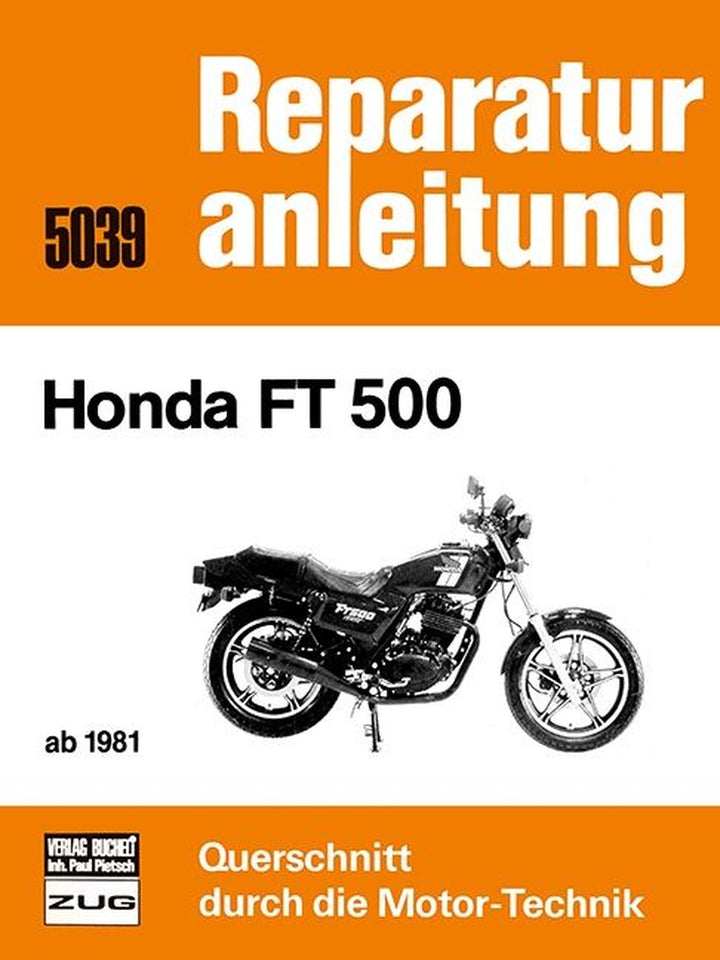 Honda FT 500 ab 1981 - Reparaturbuch, Buchcover