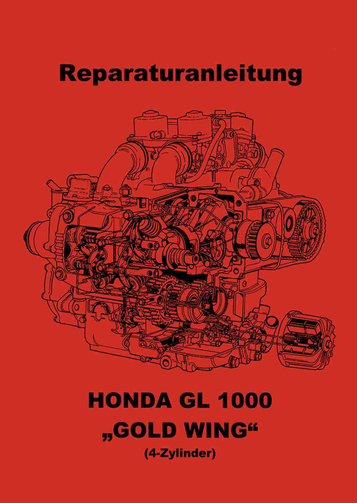Honda Goldwing GL1000 Reparaturanleitung, Buchcover