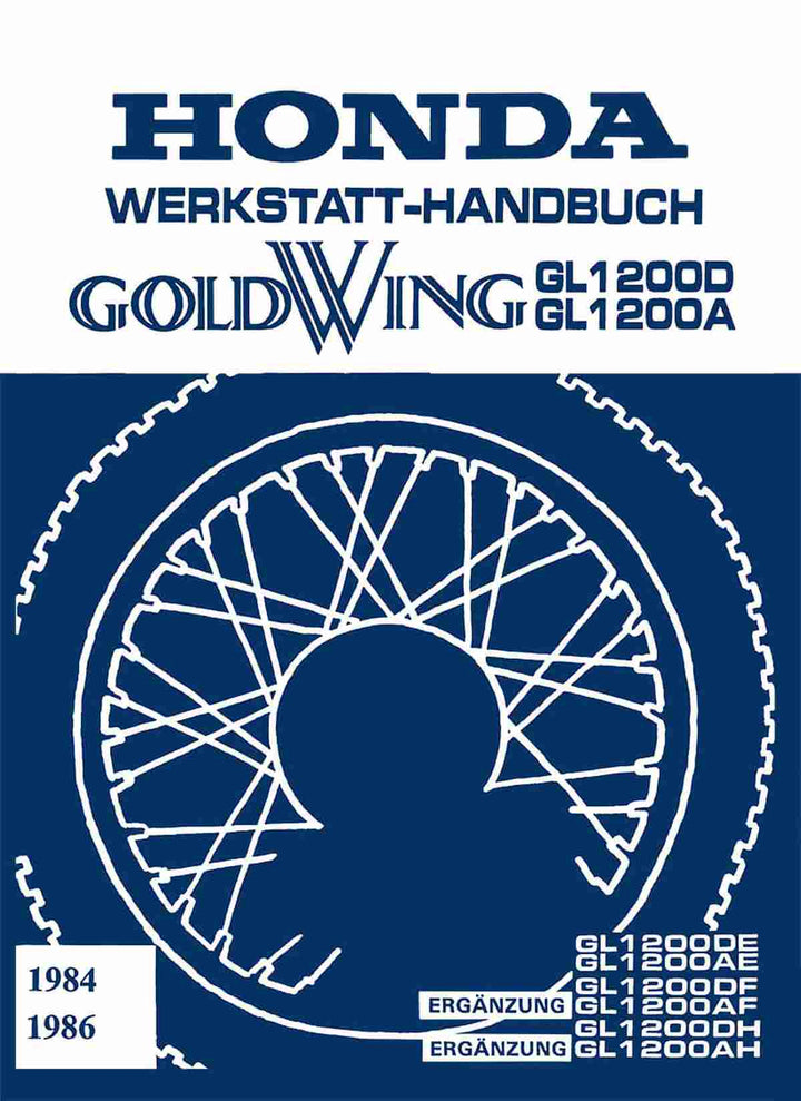 Honda Goldwing GL1200D GL1200A Werkstatthandbuch, Buchcover
