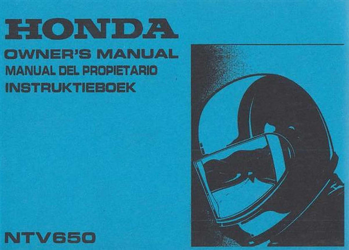 Honda NTV 650 Owner&
