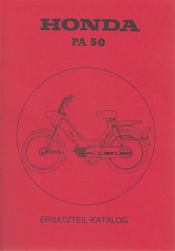 Honda PA50 Ersatzteilkatalog, Buchcover