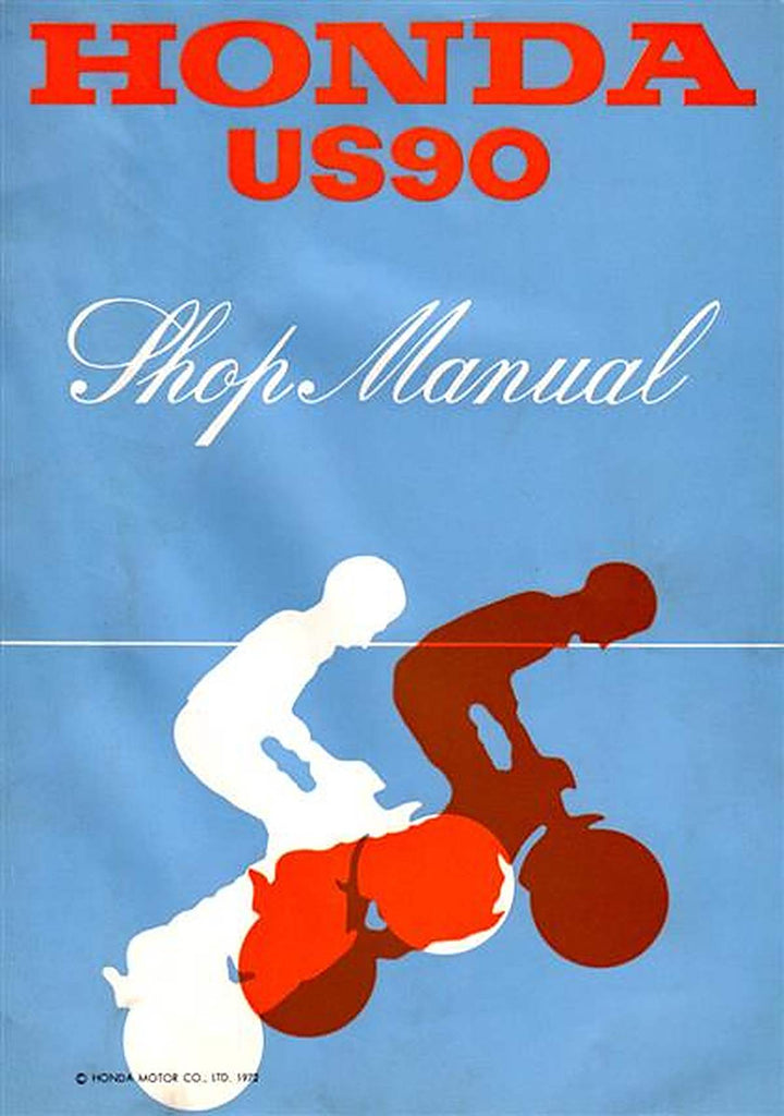 Honda US90 Shop Manual, Buchcover