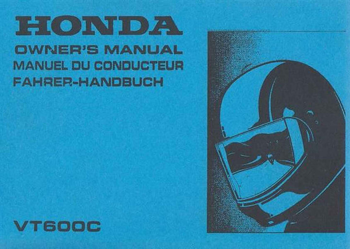 Honda VT600C Fahrerhandbuch, Buchcover