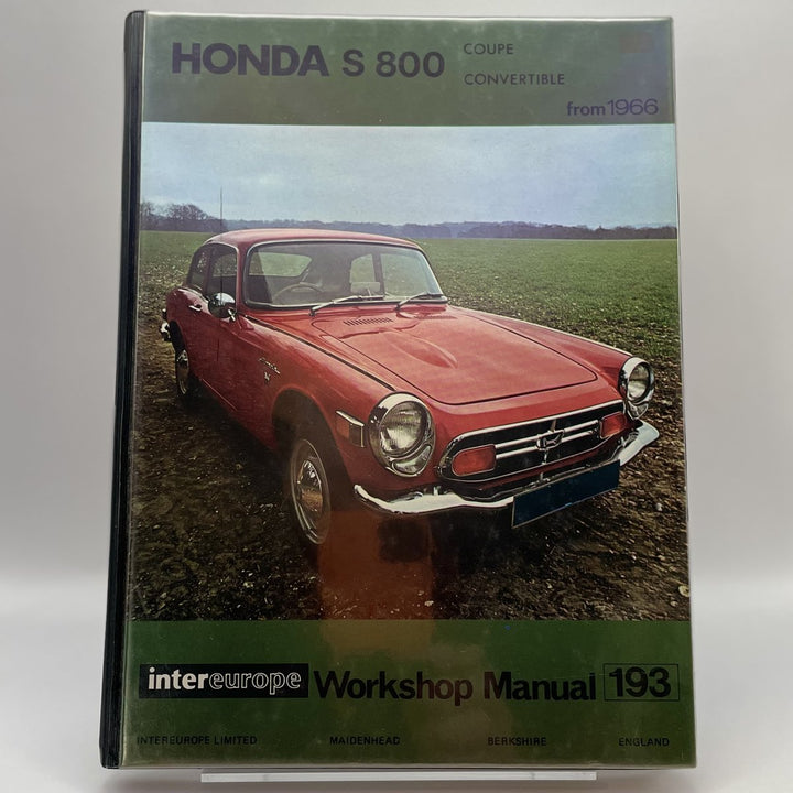 Workshop manual for Honda S800
