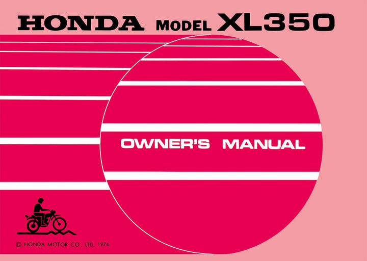 Honda XL350 Owner&